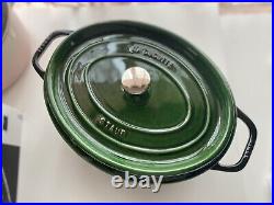 Staub Rare Green 29 Oval Cast Iron Pot