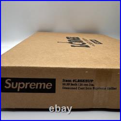 Supreme SS22 Lodge 10 Cast Iron Skillet Black Brand New DS
