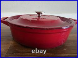 Swiss Diamond Cast Iron 6 Qt. Ruby Red