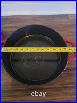 Swiss Diamond Cast Iron 6 Qt. Ruby Red
