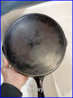 The Favorite #9 Cast Iron Skillet With Wobble and Crack (Please Read)