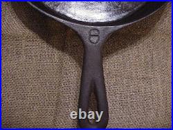 The Forgotten Foundry, #8 Cast Iron Skillet, From Florence ALA. Hamburger Logo