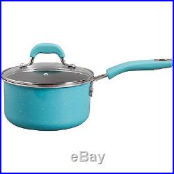 The Pioneer Woman Vintage Speckle 20-Piece Cookware Combo Set Kitchen Turquoise