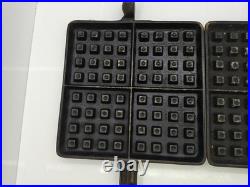The Wagner M'F'G CO. Sidney O Square Cast Iron Waffle Maker 1910 With Base