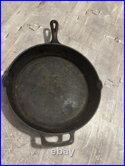 This is a Mainstays 12 1/2 Inch Cast Iron Skillet. It is designed for versatile