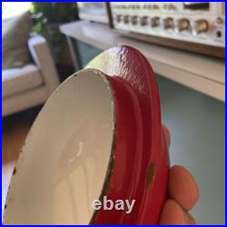Timo Sarpaneva ENAMELED CAST IRON SATURNUS CASSEROLE BY ROSENLEW
