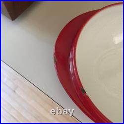 Timo Sarpaneva ENAMELED CAST IRON SATURNUS CASSEROLE BY ROSENLEW