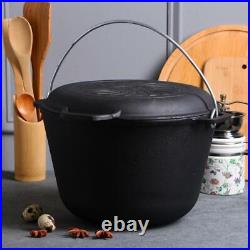 Tourist cast iron cauldron 8L with a lid-pan Brizoll KT08-2