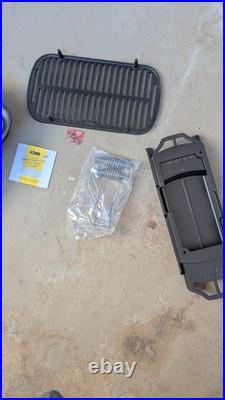 UNUSED Lodge Sportsman Cast Iron Grill! Comes With Brand New Bag Of Charcoal