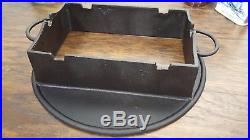 Unknown Early Cast Iron Hotel Waffle Iron # 1 Stuart Peterson Griswold