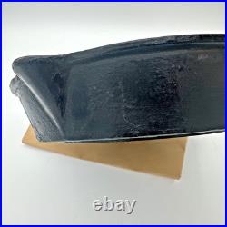 Unknown Gate Marked Fancy Handle #7 Cast Iron Skillet with Heat Ring RESTORED