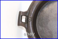 Unmarked No. 8B Long/Deep Griddle Late 1890-1910