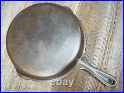 Unmarked Wagner 11 Cast Iron Deep Double Skillet Set, restored