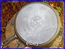 VERY RARE Griswold 13 Cast Iron Skillet 720 Vintage Cookware