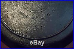 VINTAGE #109 Griswold Skillet Griddle, 202, Smoke Ring, LargeLogo, Slant