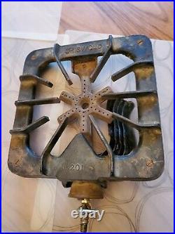 VINTAGE GRISWOLD 201 cast iron gas burner camp stove camping antique