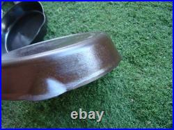VINTAGE GRISWOLD # 8 LARGE SLANT LOGO MARKED 704 E CAST IRON SKILLET withHR