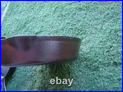VINTAGE GRISWOLD # 8 LARGE SLANT LOGO MARKED 704 E CAST IRON SKILLET withHR