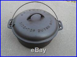 VINTAGE GRISWOLD Cast Iron DUTCH OVEN 8 with Tite-top