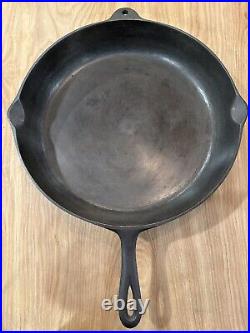 VINTAGE NO. 14 BSR CAST IRON SKILLET WITH HEAT RING Restored Birmingham Stove