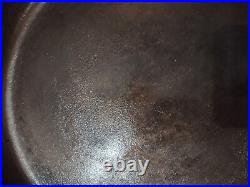 VINTAGE NO. 14 BSR CAST IRON SKILLET WITH HEAT RING Restored WITH HEAT RING