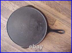 VINTAGE SYDNEY O. HOLLOWWARE Co. CAST IRON SKILLET #11 FRYING PAN With HEAT RING