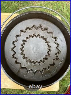 VINTAGE Wagner Ware Sidney O Cast Iron #8 Drip Drop Roaster Dutch Oven 1268A