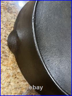 VTG Cast Iron Skillet Unmarked Marrietta 8 Early Heat Ring 5lb