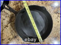 VTG Cast Iron Skillet Unmarked Marrietta 8 Early Heat Ring 5lb
