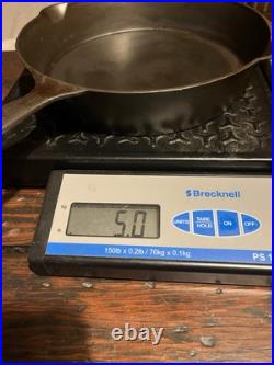VTG Cast Iron Skillet Unmarked Marrietta 8 Early Heat Ring 5lb