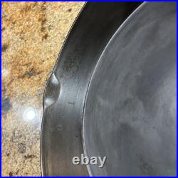 VTG Cast Iron Skillet Unmarked Marrietta 8 Early Heat Ring 5lb