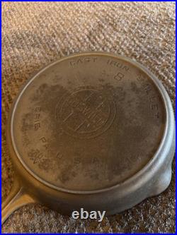 VTG GRISWOLD CAST IRON No 8 SKILLET With SELF BASTING Cover see Desc