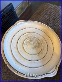 VTG GRISWOLD CAST IRON No 8 SKILLET With SELF BASTING Cover see Desc