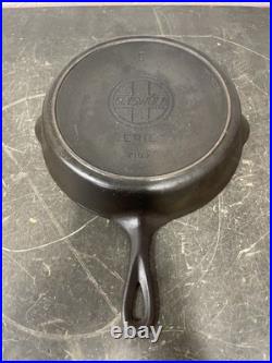 VTG Griswold ERIE #9 Slant Logo Cast Iron Skillet 710 X Heat Ring