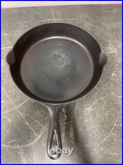 VTG Griswold ERIE #9 Slant Logo Cast Iron Skillet 710 X Heat Ring