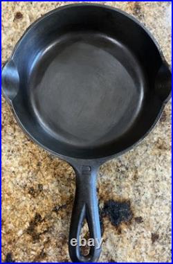 VTG Griswold No. 2 Cast Iron Skillet Erie PA 703 Large Logo Read
