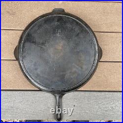 VTG Griswold / Wagner #14 / 15 1/4 Cast Iron Skillet Heat Ring /needs seasoning