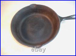 VTG Hammered Cast Iron 11 DEEP CHICKEN FRYER Skillet & Lid UNMARKED