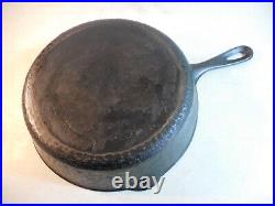 VTG Hammered Cast Iron 11 DEEP CHICKEN FRYER Skillet & Lid UNMARKED