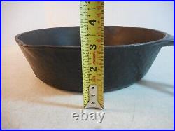 VTG Hammered Cast Iron 11 DEEP CHICKEN FRYER Skillet & Lid UNMARKED