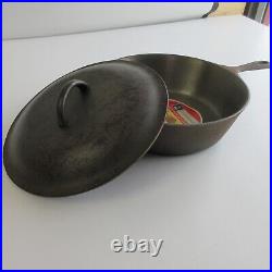 VTG Rare Maid Of Honor Deep Skillet/Chicken Fryer Cast Iron #8 never used UPDATE