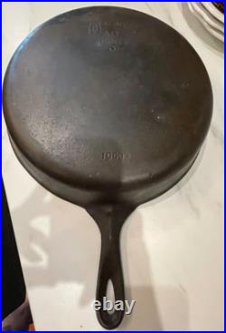 VTG Wagner Ware #10 Cast Iron Skillet 1060 A 12 Inch Skillet 1060A NICE