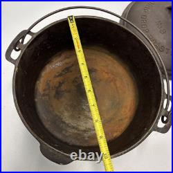 VTG Wagner Ware Sidney O Cast Iron Drip Drop Roaster Dutch Oven With Lid 1268 No 8