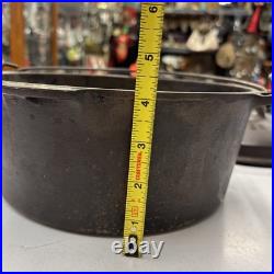 VTG Wagner Ware Sidney O Cast Iron Drip Drop Roaster Dutch Oven With Lid 1268 No 8