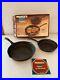 VTG Wagner's 1891 Original Cast Iron Cookware Skillet Pan Set 8 & 10.5 # 1342