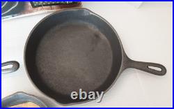 VTG Wagner's Cast Iron Cookware Skillet Pan Set 6.5 8 & 10.5 # 1343 NOS USA