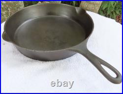 Very Early Erie Cast Iron Skillet Mystery Marks Antique Cast Iron Skillet