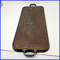 Very RARE Sears Puritan No 8 Cast Iron Griddle