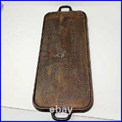 Very RARE Sears Puritan No 8 Cast Iron Griddle