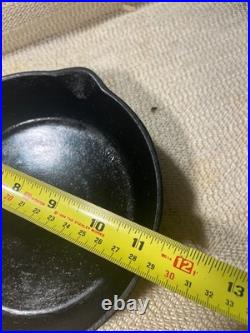 Very Rare #4 Griswold Cast Iron Bbq Skillet 669-a- 3-holed Handle See Details